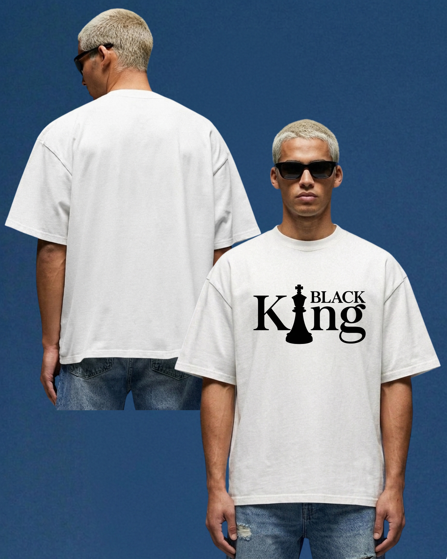Black King Oversized Bolivar T-shirt