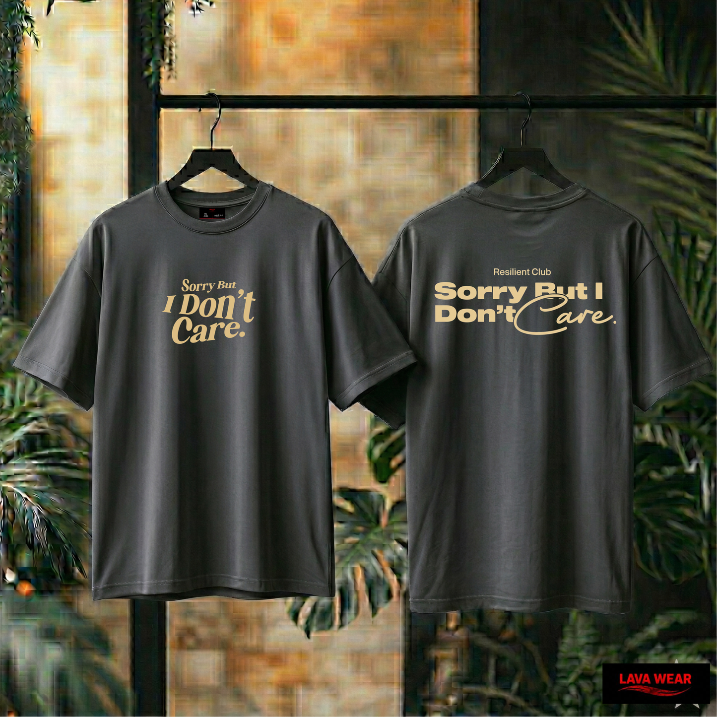 DON`T CARE - over size - T-shirt