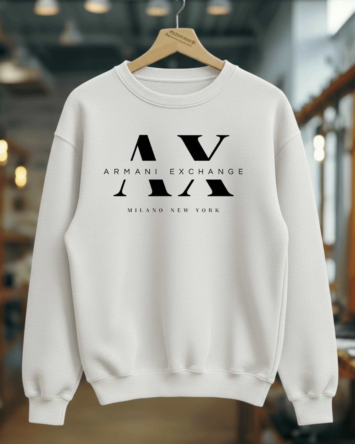 Armani Exchange Milano -Sweatshirt over size - Sweatshirt