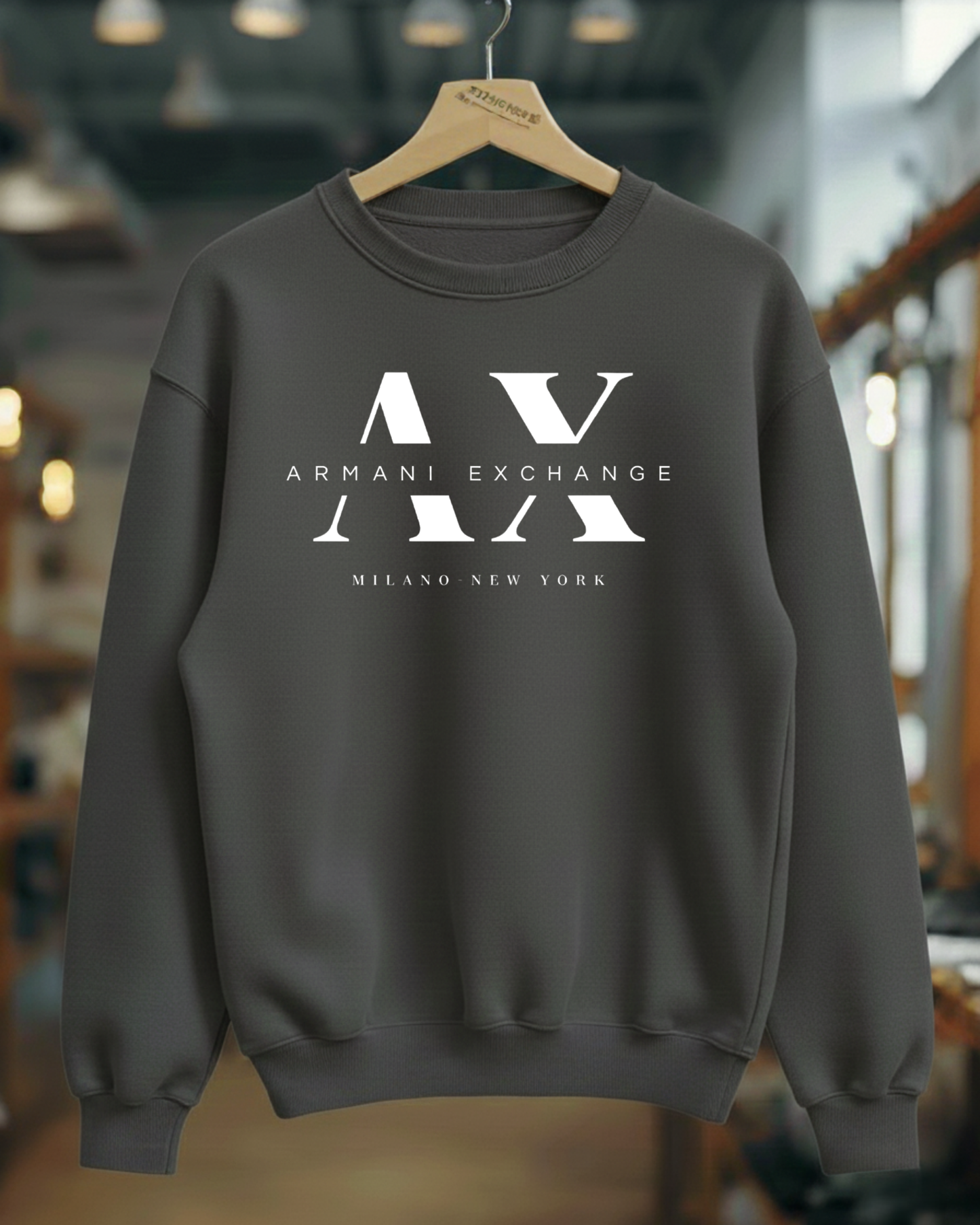 Armani Exchange Milano -Sweatshirt over size - Sweatshirt