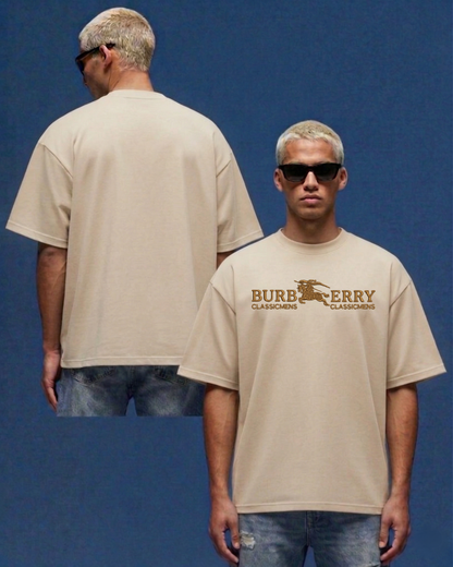 BURBERRY LONDON over size  Embroidery T-shirt