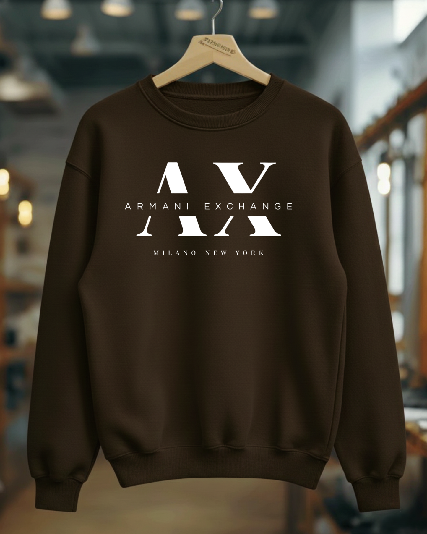 Armani Exchange Milano -Sweatshirt over size - Sweatshirt