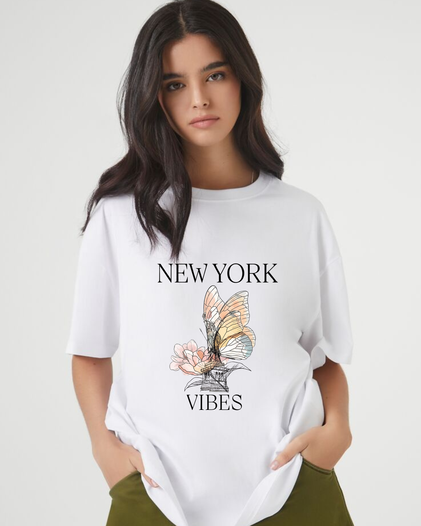 New Flower regular t-shirts Girls