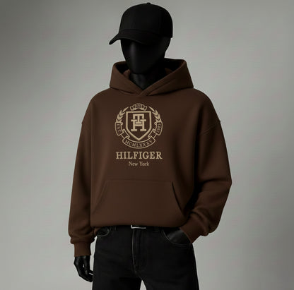 TOMMY HILFIGER- NEW YORK-Hoodies Embroidery-over size