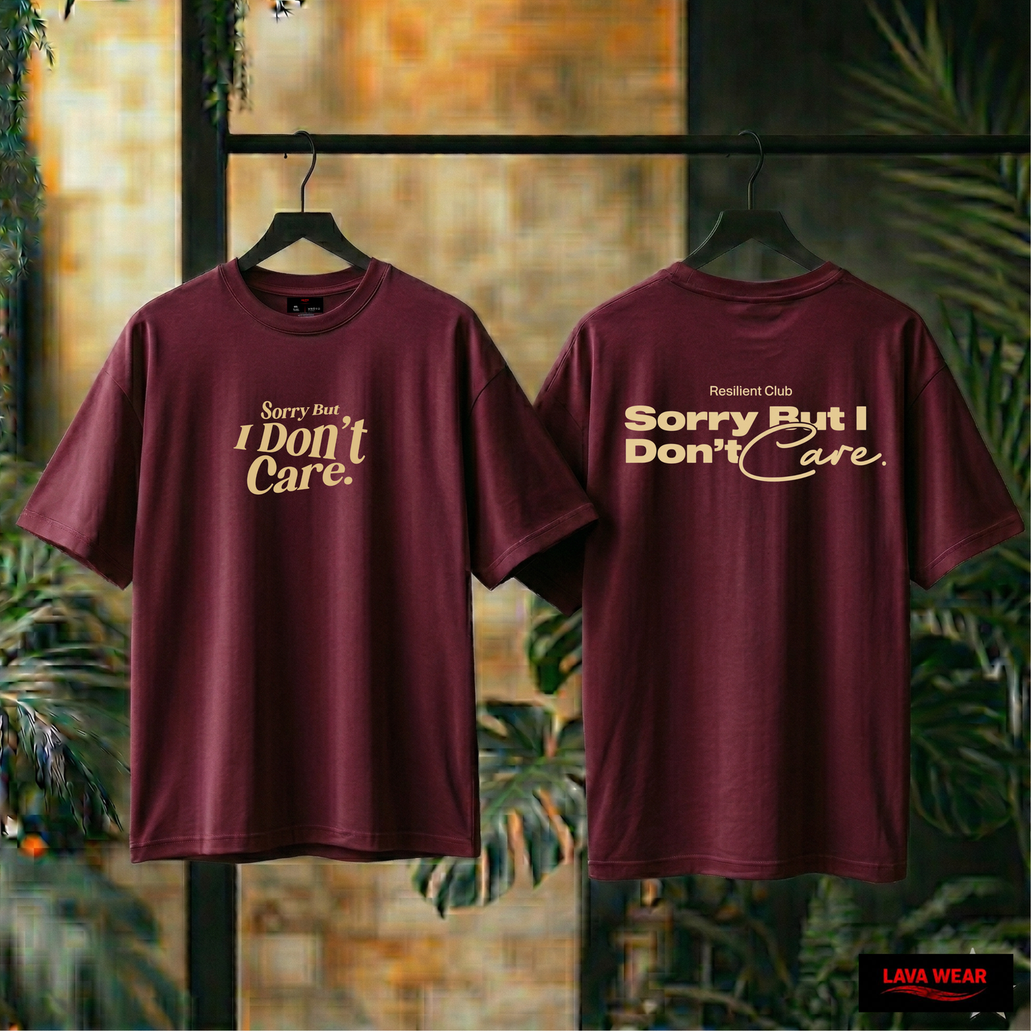 DON`T CARE - over size - T-shirt