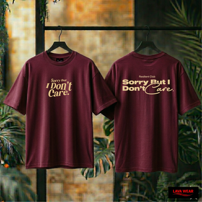 DON`T CARE - over size - T-shirt